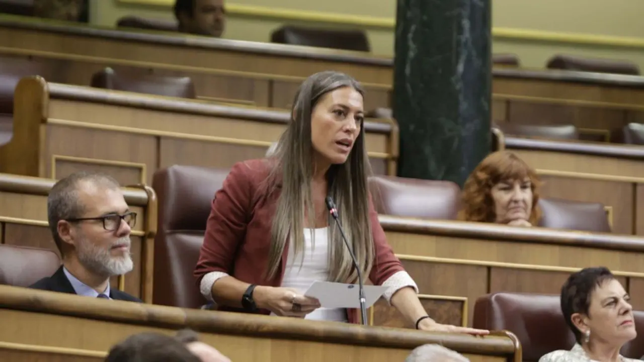Miriam Nogueras, diputada de Junts per Catalunya. / @Congreso_Es.