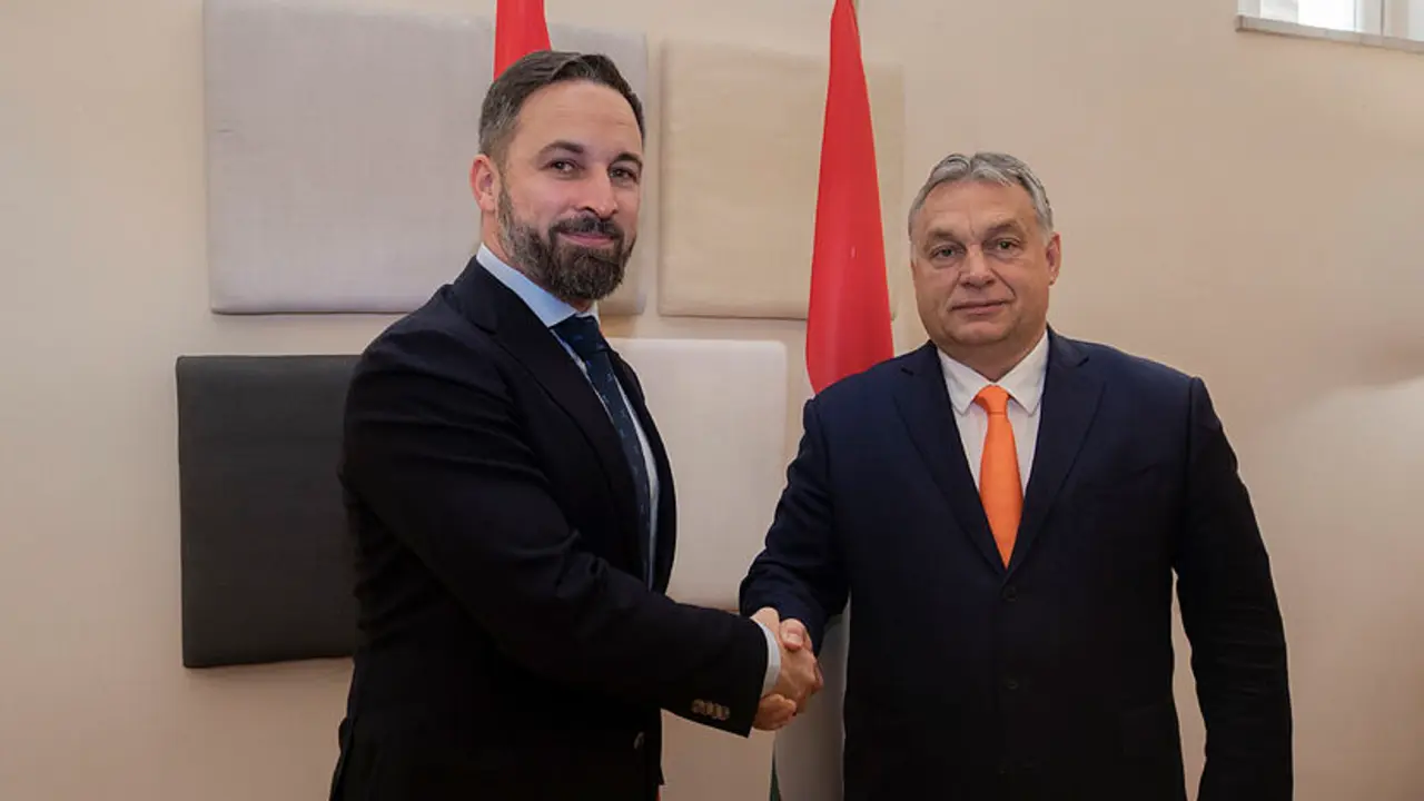 Santiago Abascal y Viktor Orb&aacute;n