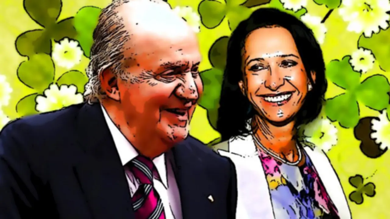 JHuan Carlos y su amiga Marta Gay&aacute;.