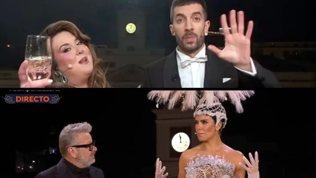 Lalachus y David Broncano; y Alberto Chicote y Cristina Pedroche. / RR SS.