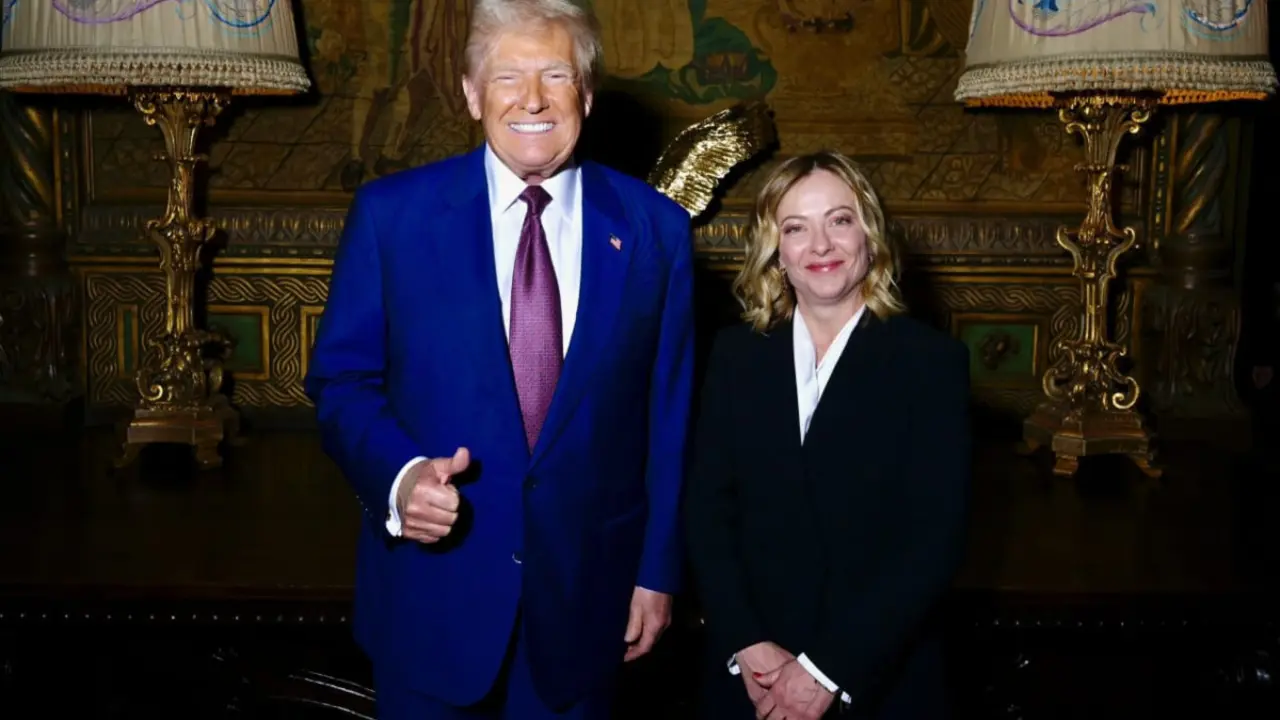 Donald Trump y Georgia Meloni. / @TeamTrump