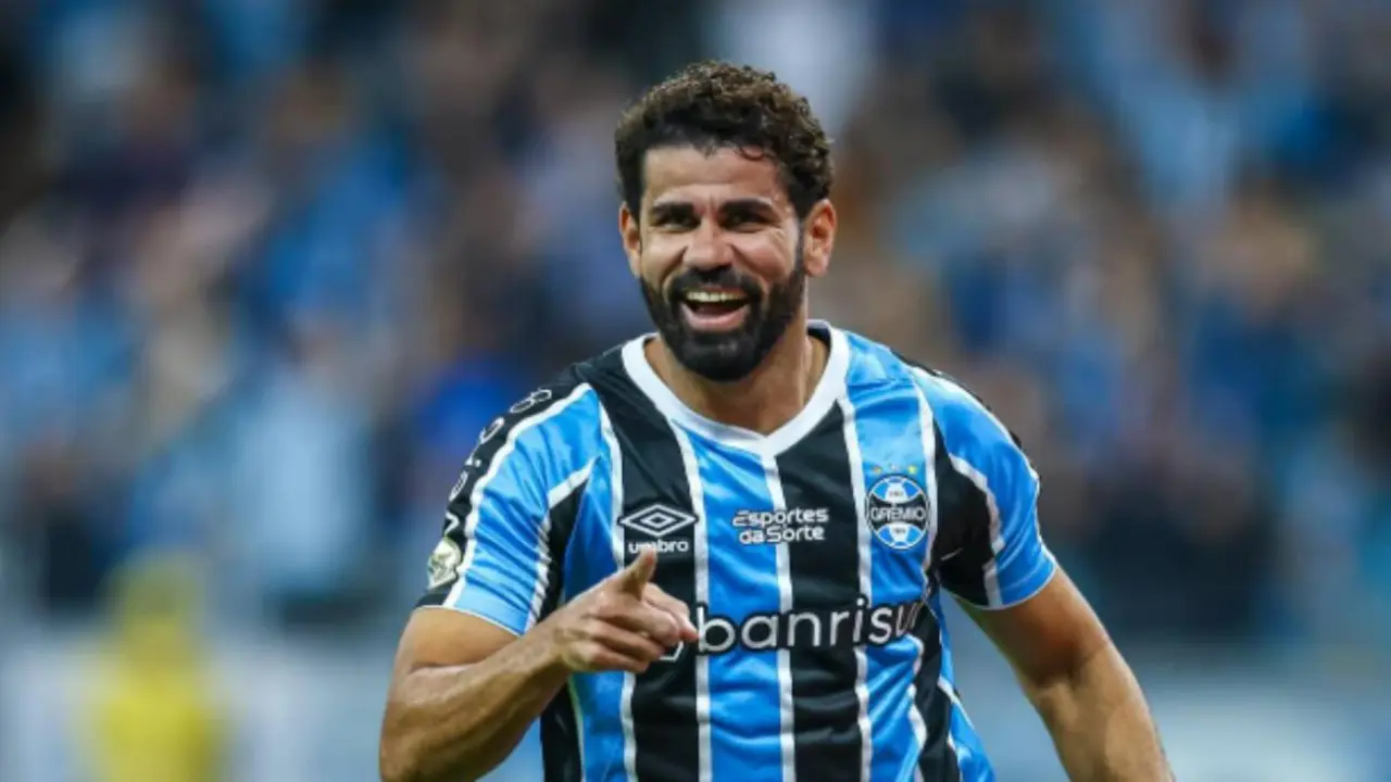 Diego Costa, futbolista profesional. /  Instagram: gremio