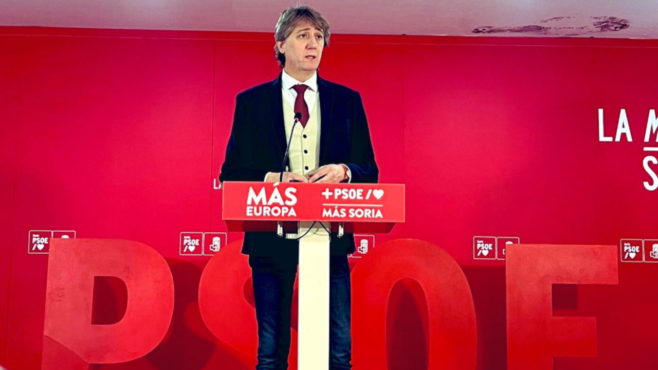 Carlos Mart&iacute;nez M&iacute;nguez, alcalde de Soria y candidato a liderar el PSOE de Castilla y Le&oacute;n. / PSOE