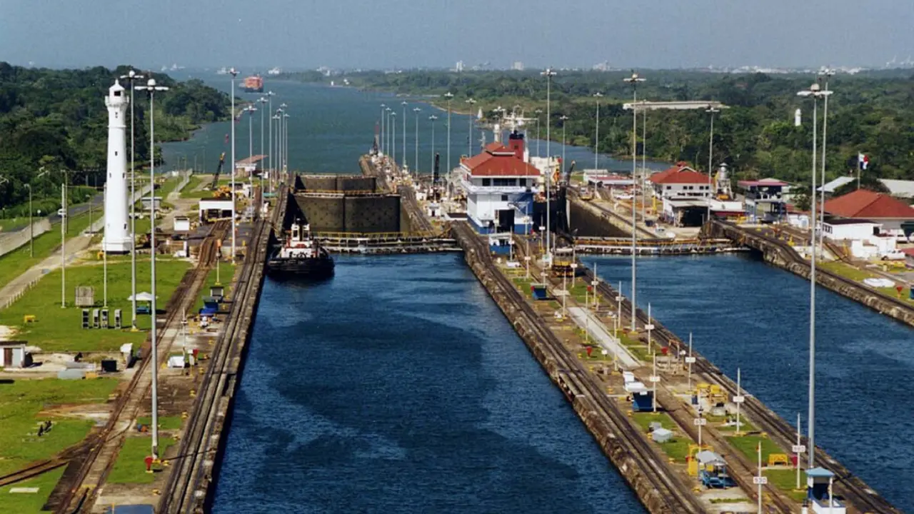 Las esclusas de Gat&uacute;n en el canal de Panam&aacute;. / Wikimedia Commons