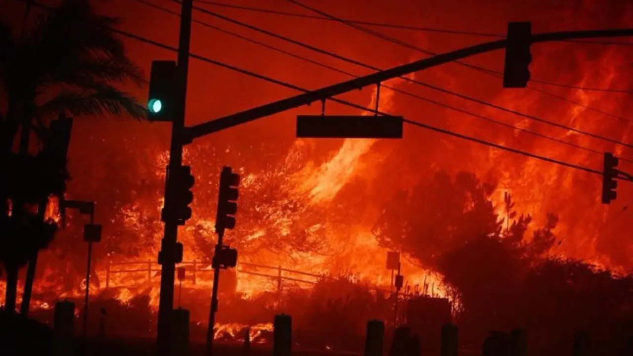 Incendio en Los &Aacute;ngeles. / X.