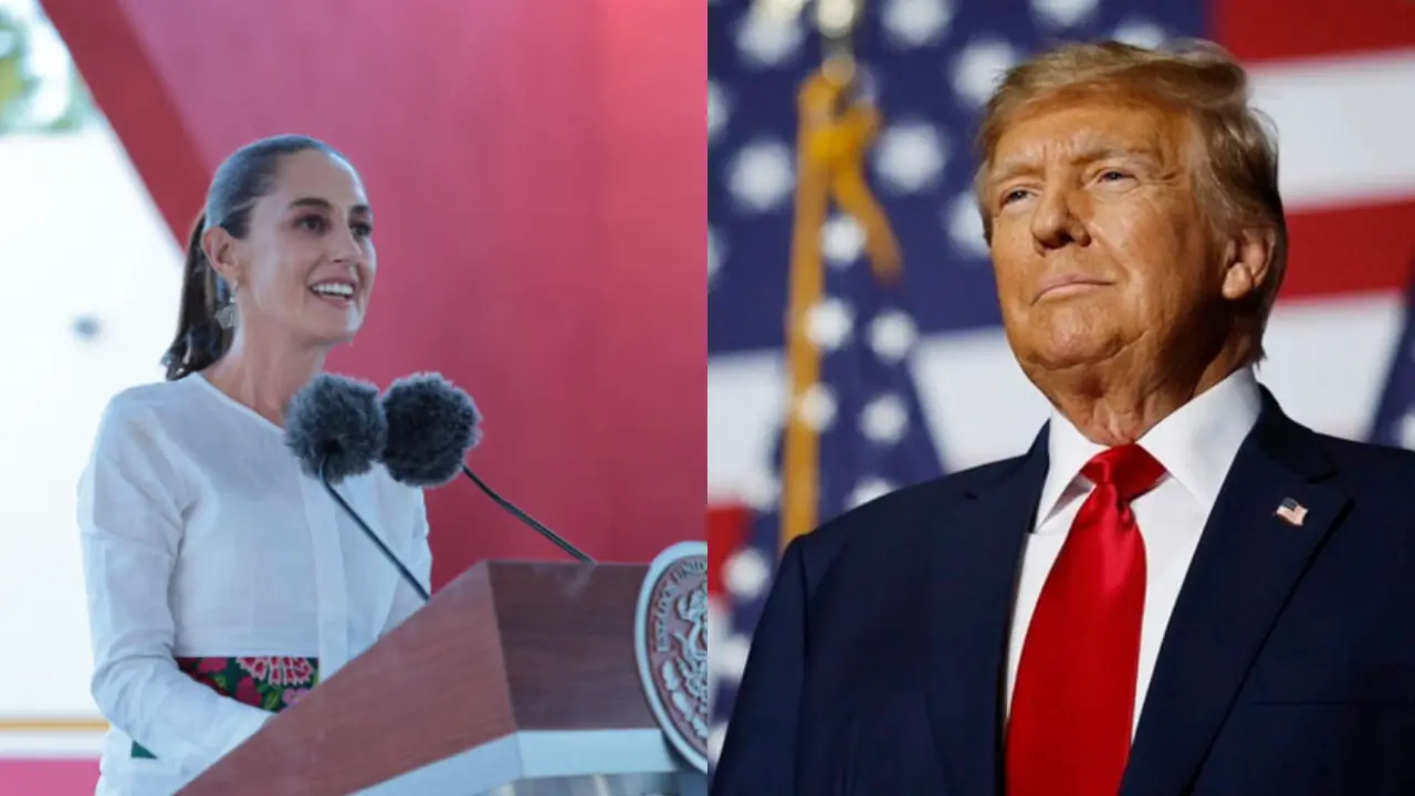 Claudia Sheinbaum y Donald Trump. / Mundiario