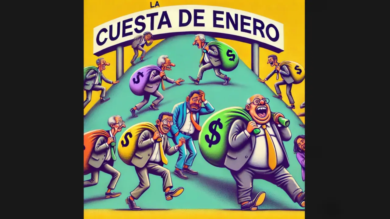 La cuesta de enero. / IA Mundiario