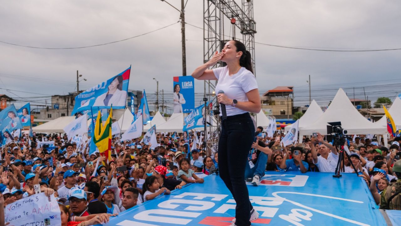 Luisa Gonz&aacute;lez, candidata a la presidencia de Ecuador por Revoluci&oacute;n Ciudadana. / RR.SS