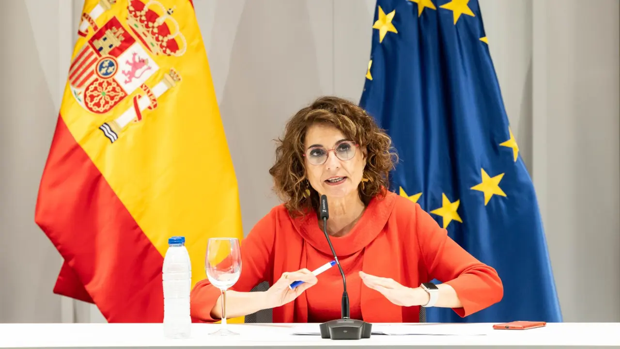 Mar&iacute;a Jes&uacute;s Montero, vicepresidenta primera y ministra de Hacienda. / X.
