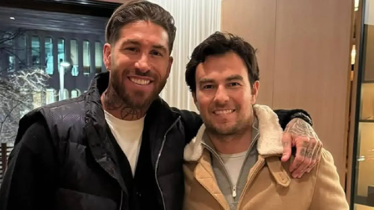 Sergio Ramos y Checo P&eacute;rez. / Instagram: schecoperez