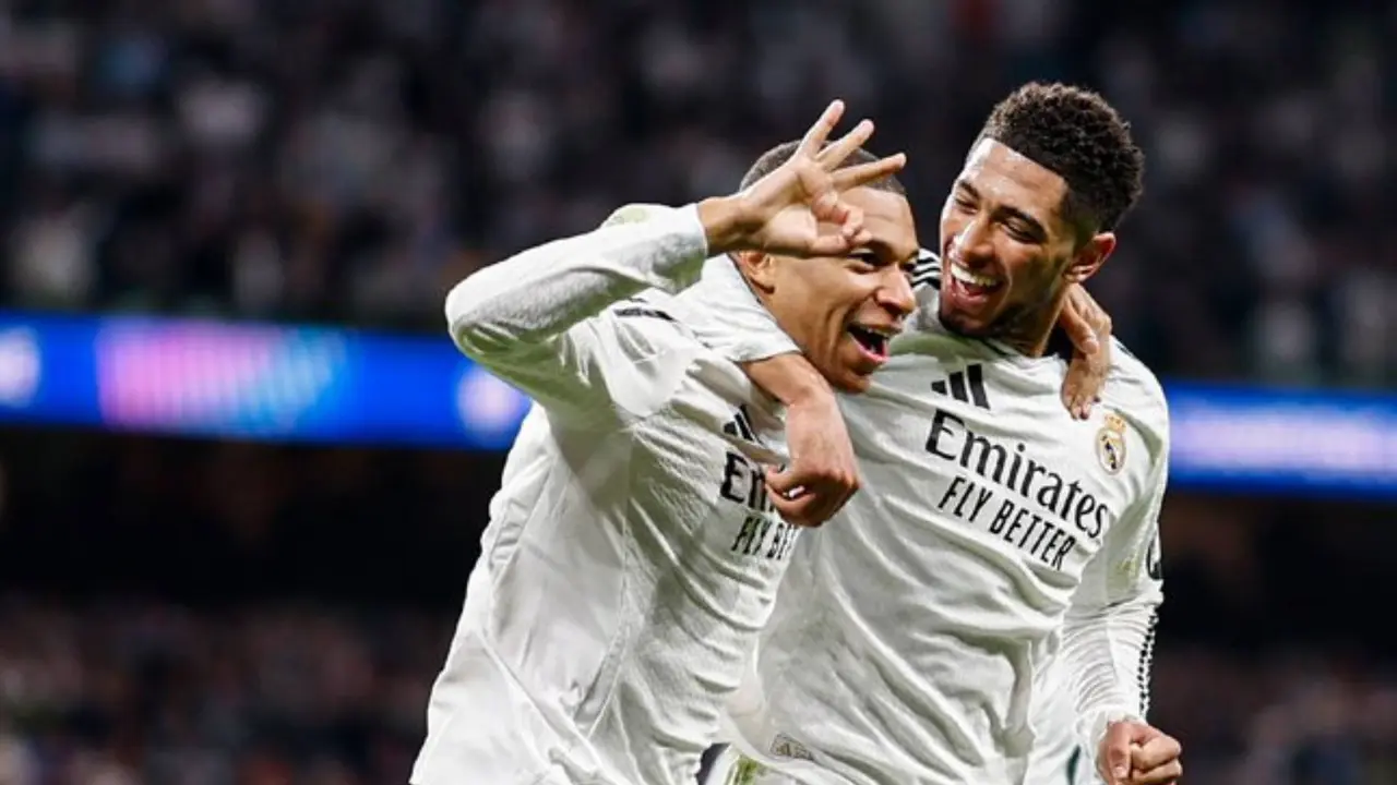 Mbapp&eacute; y Bellingham. /   @realmadriden