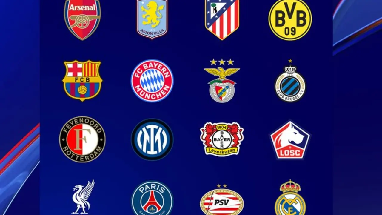 Equipos clasificados para los ocatavos de final de la Champions. /  @championsleague