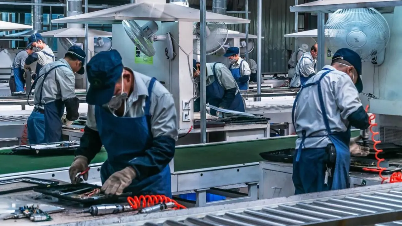 Empleados en una f&aacute;brica. / Pixabay.