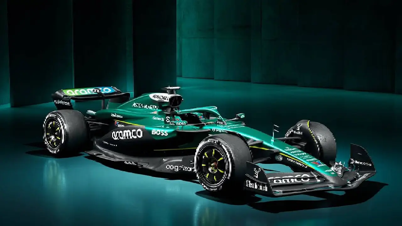 El nuevo coche de la escuder&iacute;a Aston Martin. /   Instagram: astonmartinf1
