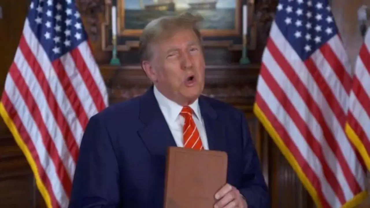 Donald Trump y "su Biblia". / RR.SS