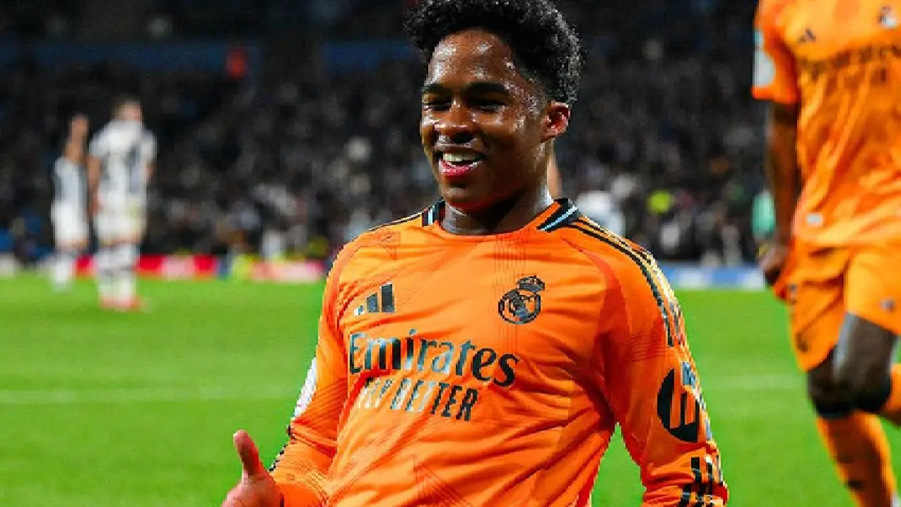 Endrick, delantero del Real Madrid. /  @realmadriden