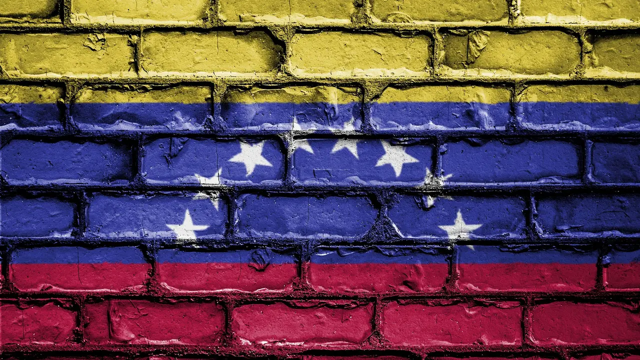 Una pared pintada con los colores de la bandera de Venezuela. / David Peterson en Pixabay