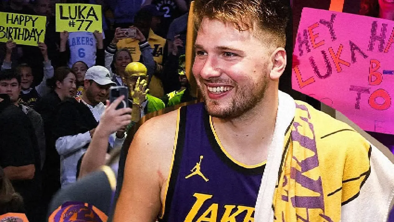 Luka Doncic, jugador de los Lakers. /  Instagram: lakers