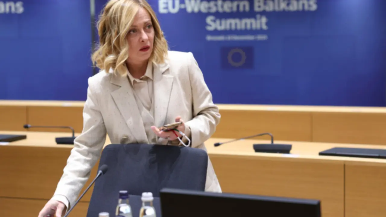 Giorgia Meloni, primera ministra de Italia. / Consejo Europeo