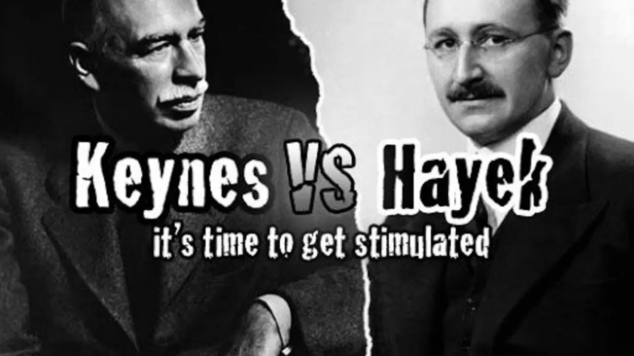 Keynes versus Von Hayek.