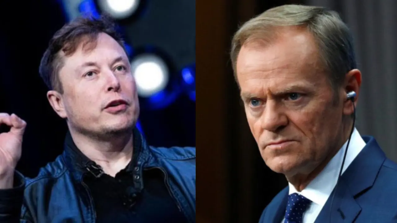 Elon Musk y Donald Tusk. / Mundiario