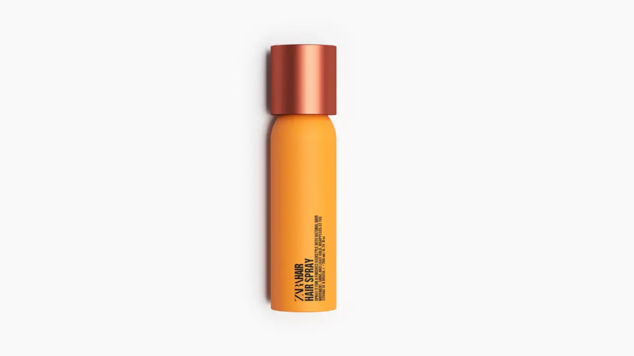 Hair spray de Zara, screenshot página web oficial
