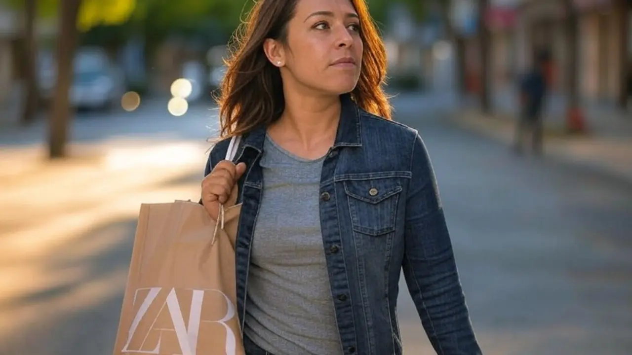 Una mujer llevando una bolsa de Zara. / Mundiario.