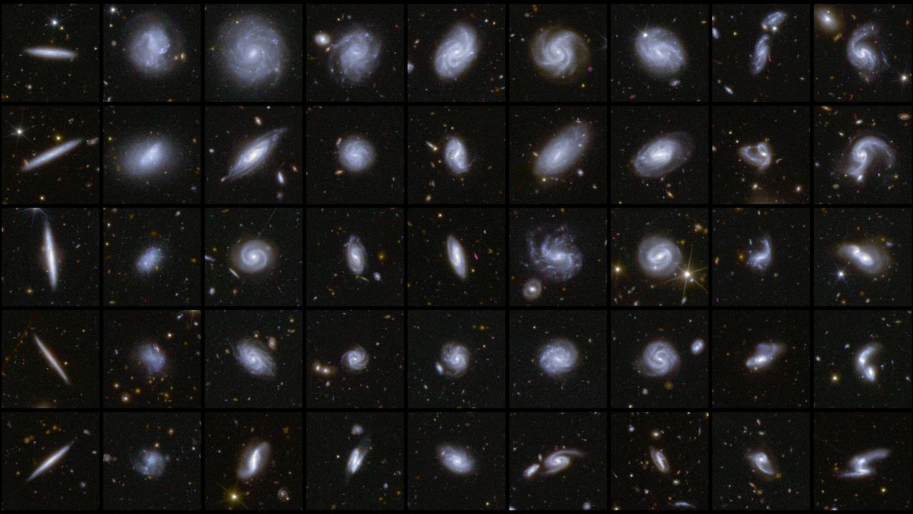 Cat&aacute;logo de 380.000 galaxias del telescopio Euclid. / ESA