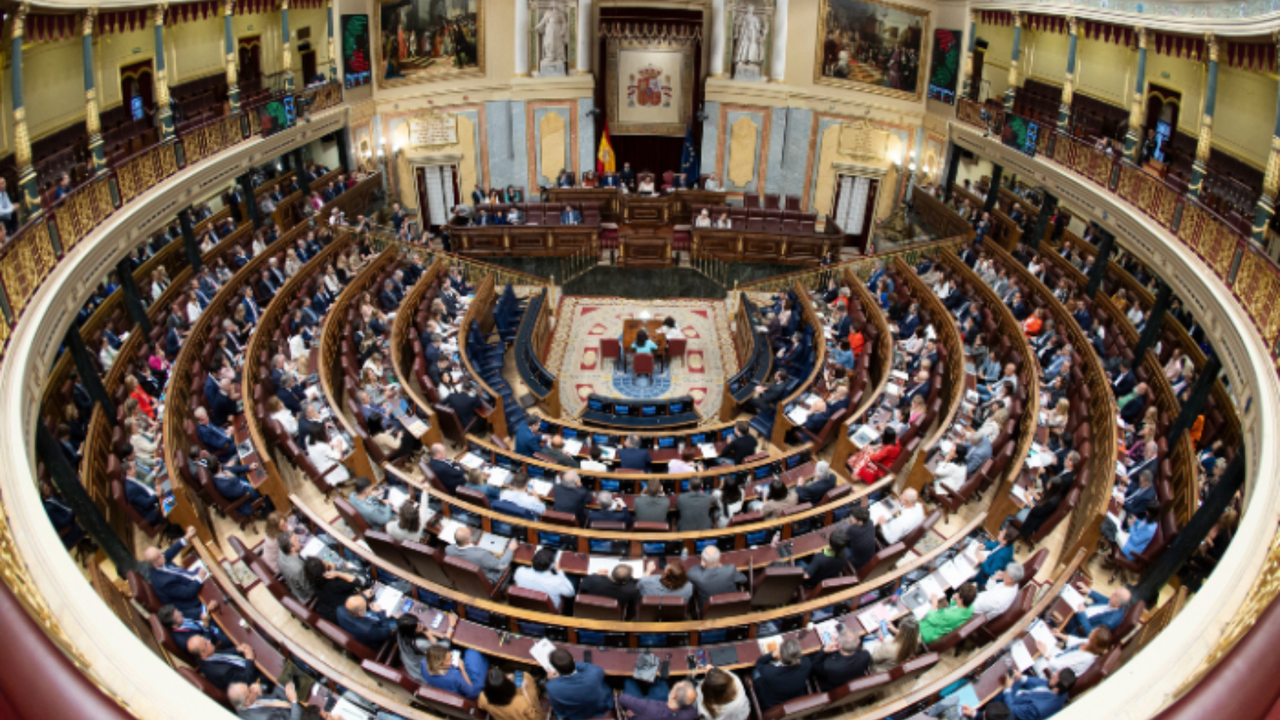Un pleno del Congreso de los Diputados. / @Congreso_Es