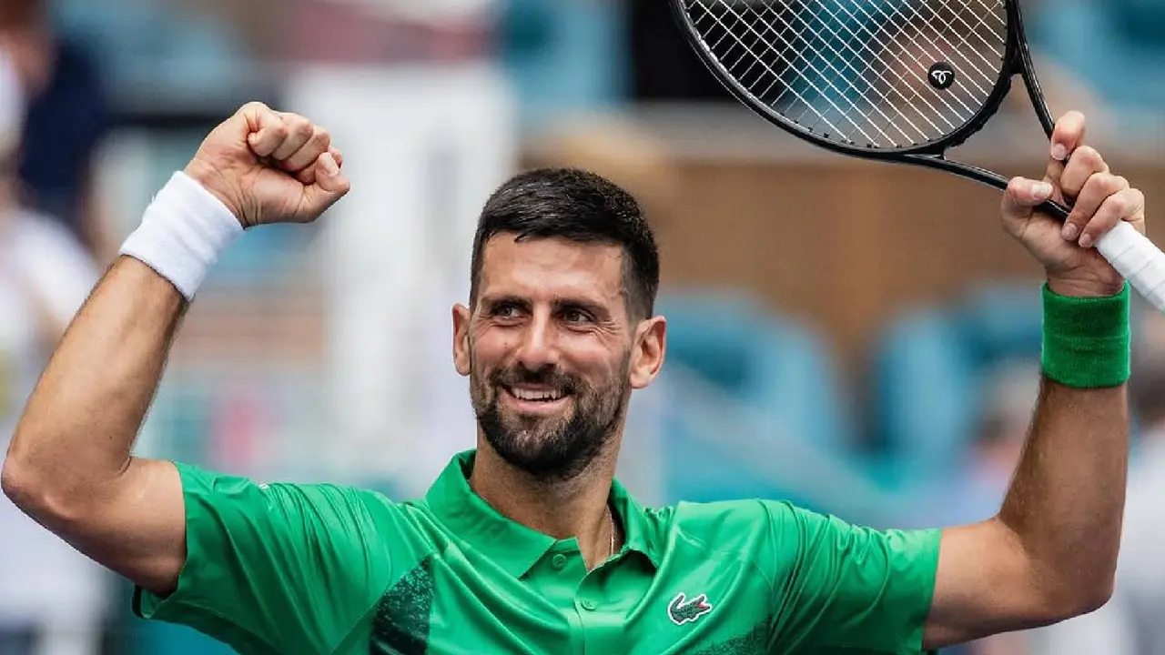 Novak Djokovic. /  Instagram: miamiopen