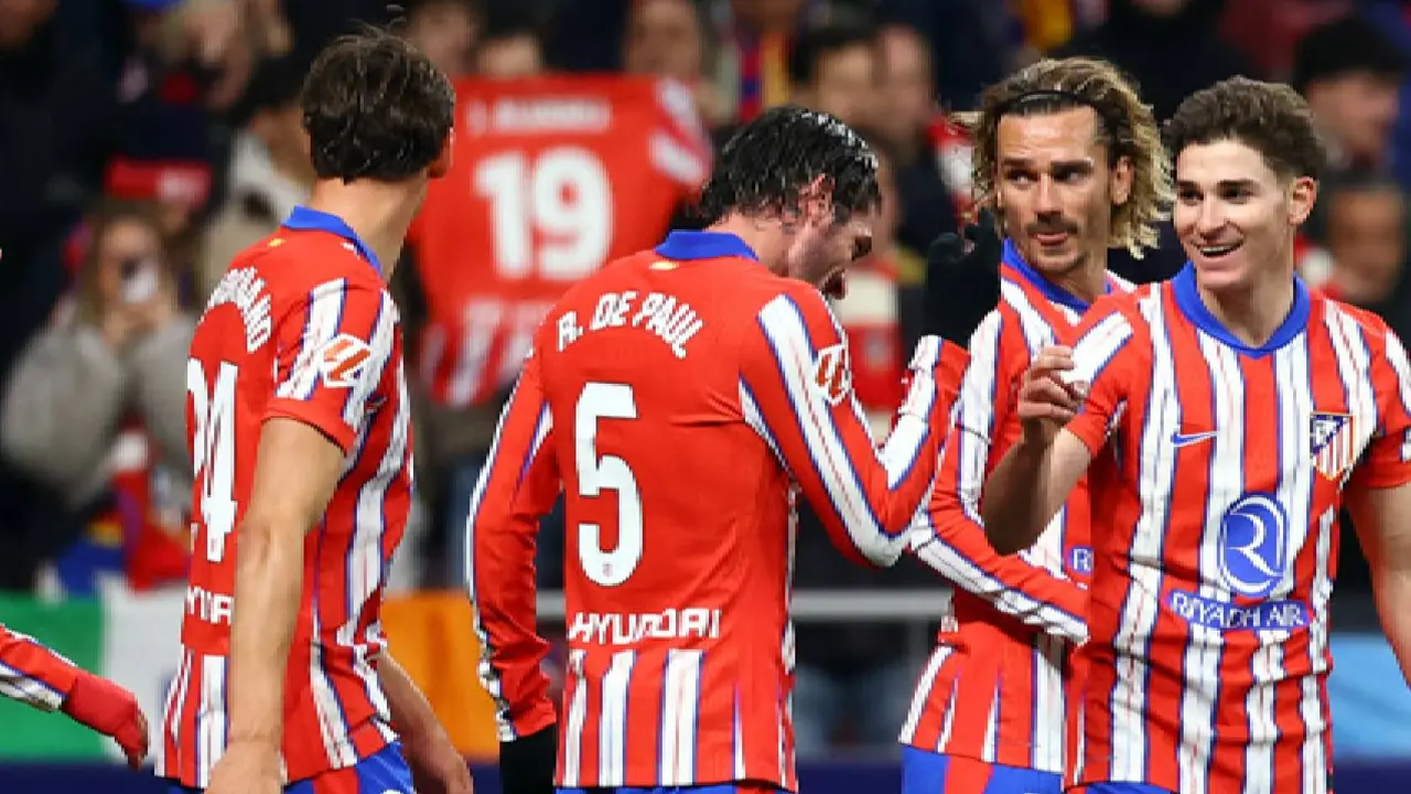 Los futbolistas del Atl&eacute;tico de Madrid celebrando un triunfo en LaLiga. /  www.atleticodemadrid.com