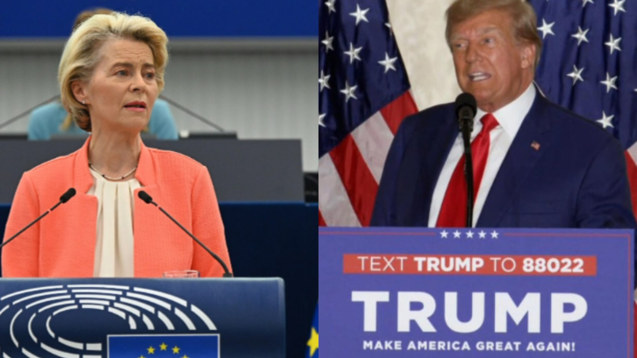 Ursula von der Leyen y Donald Trump. / Mundiario