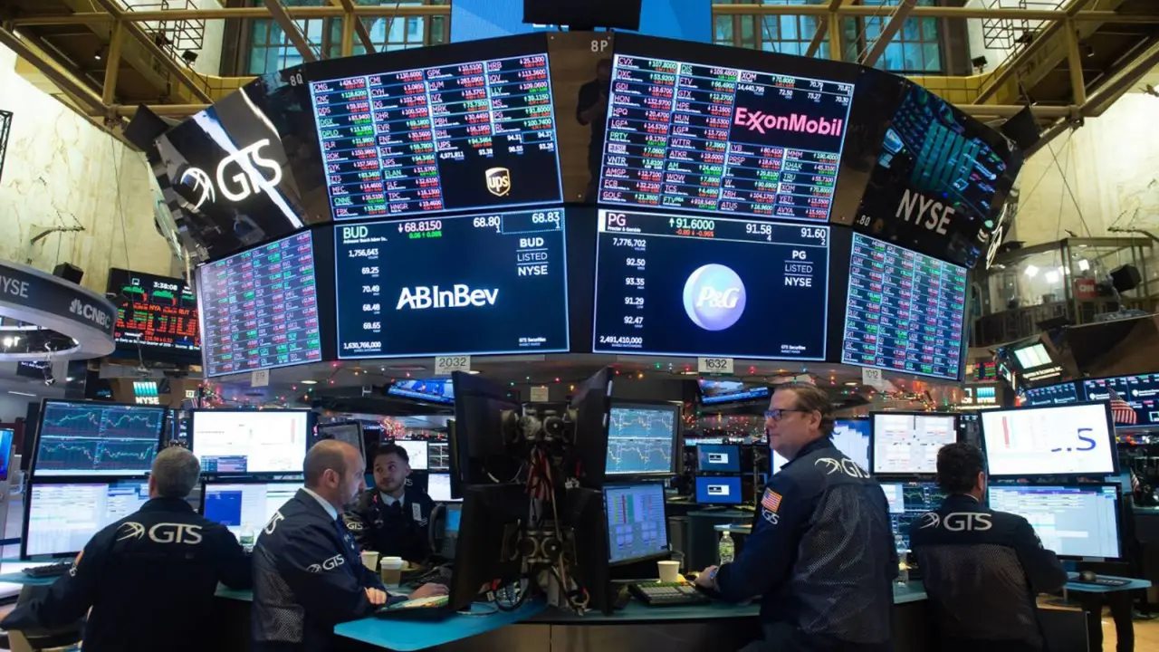 Trabajadores de la Bolsa de Wall Street. / RR. SS.