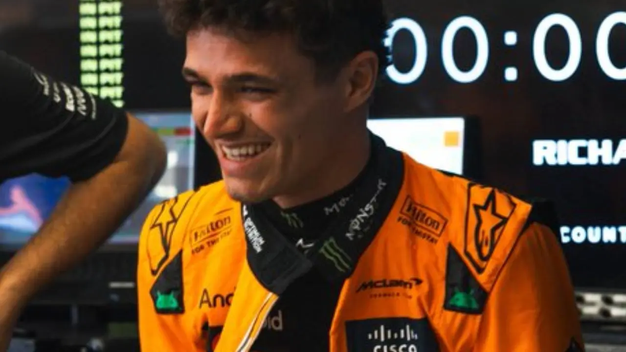 Lando Norris, piloto de McLaren. /  @mclarenf1