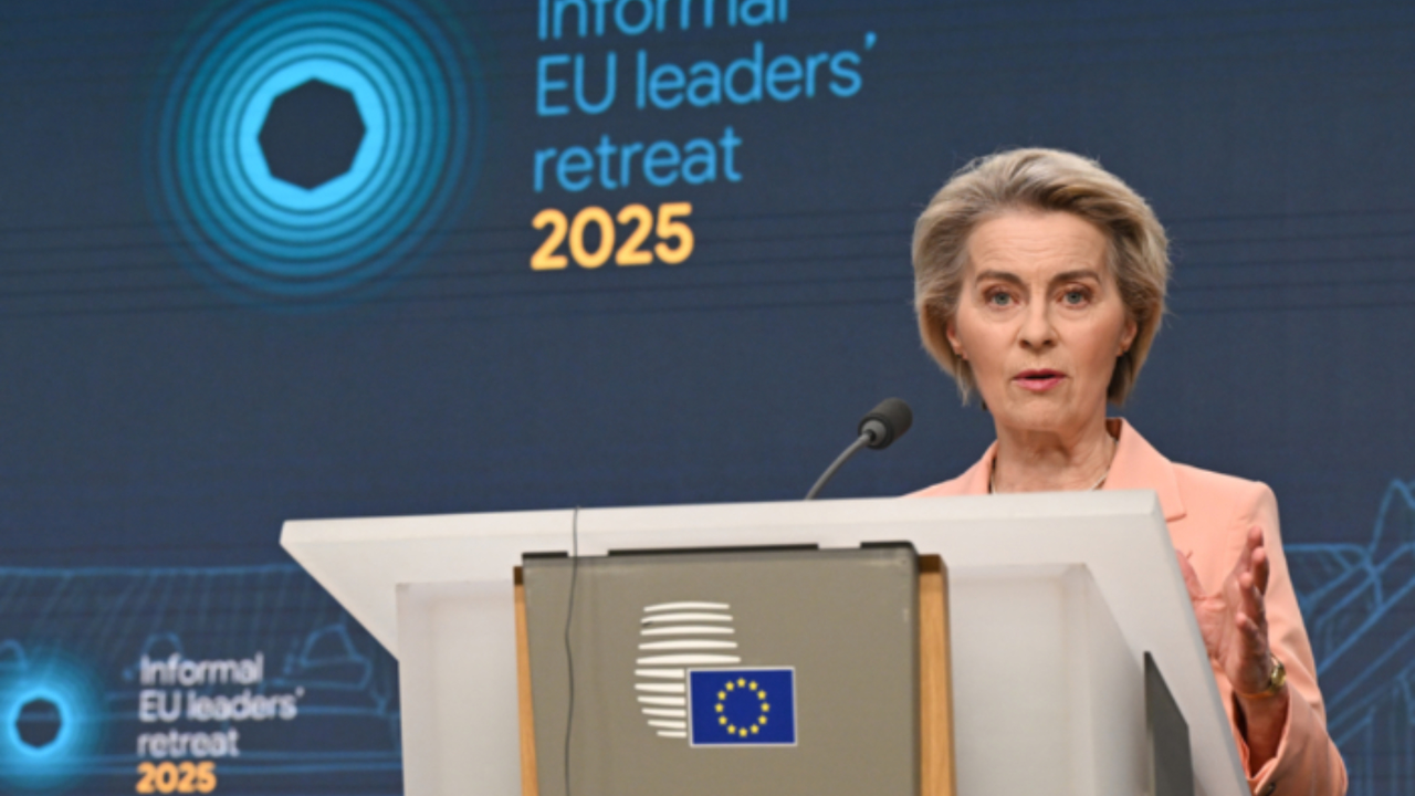 Ursula von der Leyen, presidenta de la Comisi&oacute;n Europea. / Consejo Europeo
