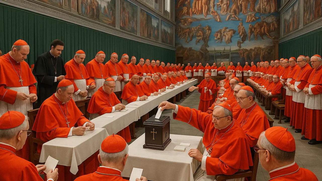 Una imagen que evoca la celebración de un cónclave en la Iglesia cat&oacute;lica. / Mundiario
