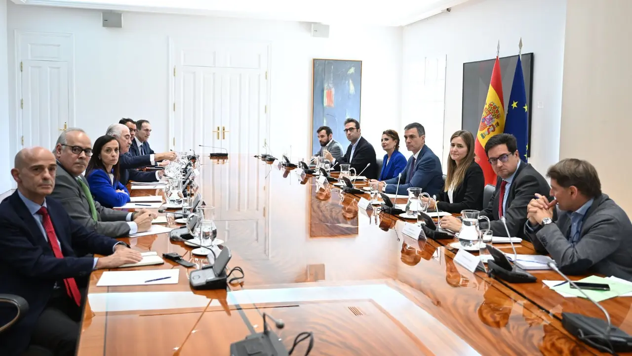 Pedro S&aacute;nchez, presidente del Gobierno, preside la reuni&oacute;n del Consejo de Seguridad Nacional. / @desdelamoncloa.