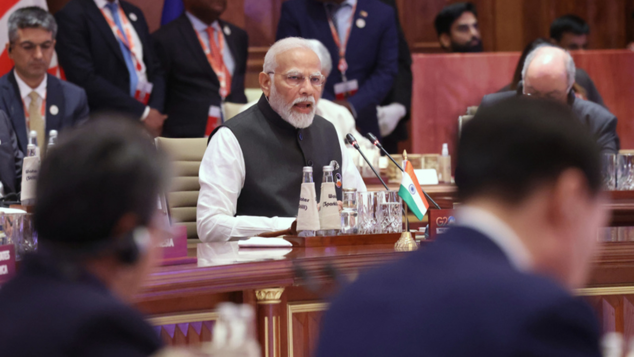 Narendra Modi, primer ministro de la India en la cumbre del G-20. / Consejo Europeo