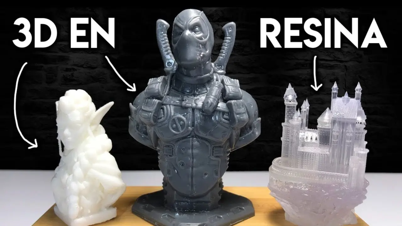 Distintos tipos de resina para las impresoras 3D. / Mundiario.
