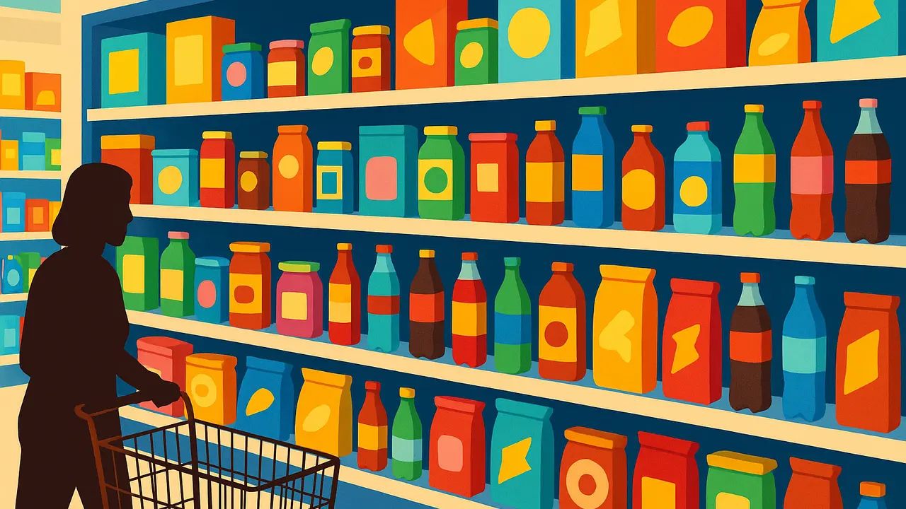 Una ilustraci&oacute;n sobre productos en un supermercado. / Mundiario