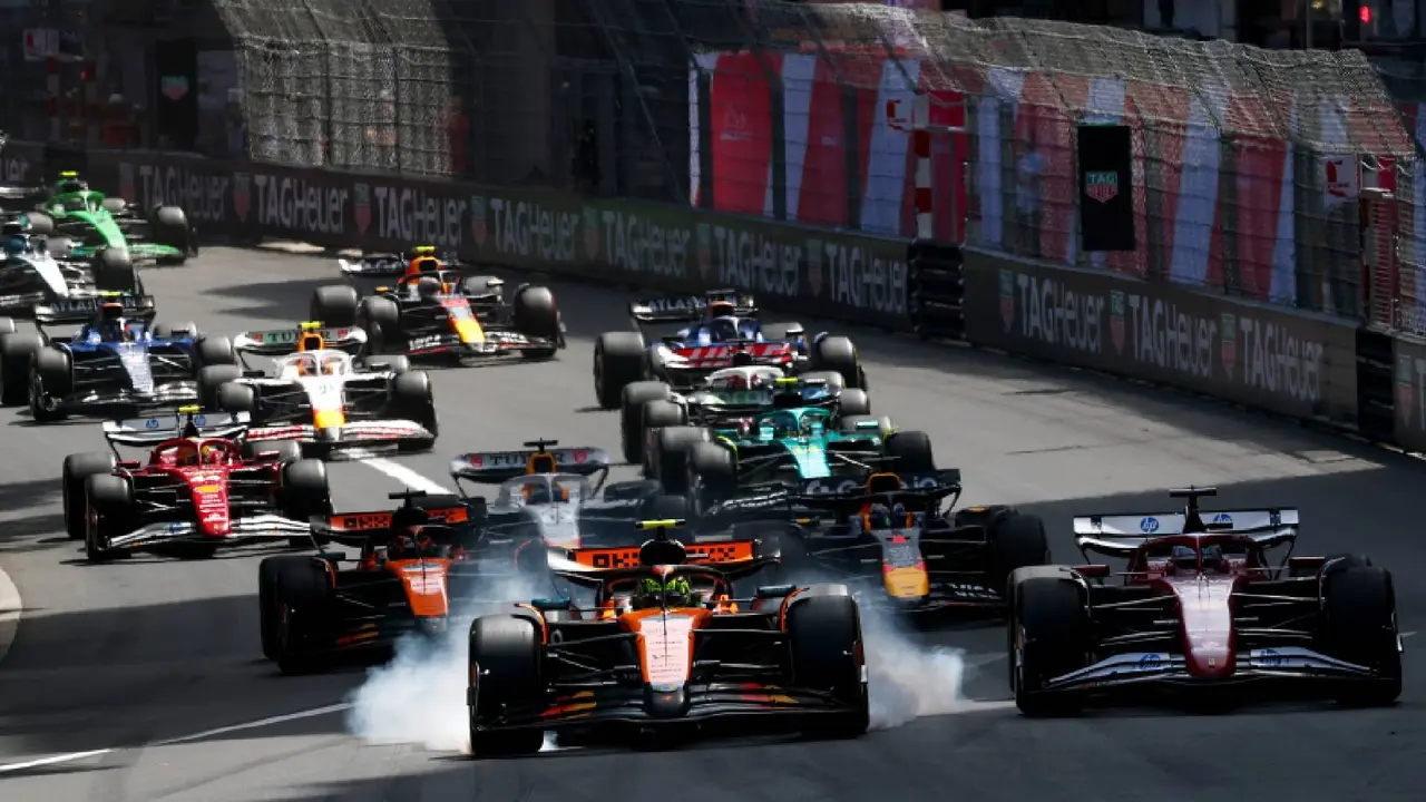 Una imagen del GP de M&oacute;naco 2025. /  @f1