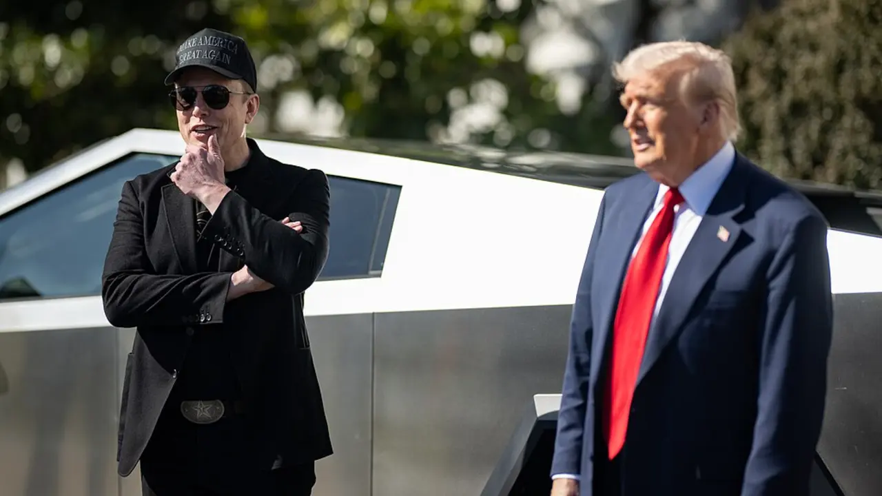Elon Musk y el presidente de EE UU, Donald Trump. / White House.