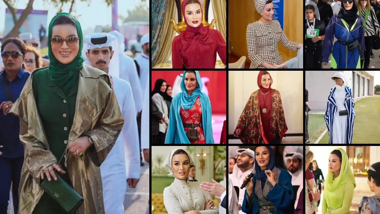 Moza bint Nasser, jequesa qatar&iacute;. / @mozabintnasser.