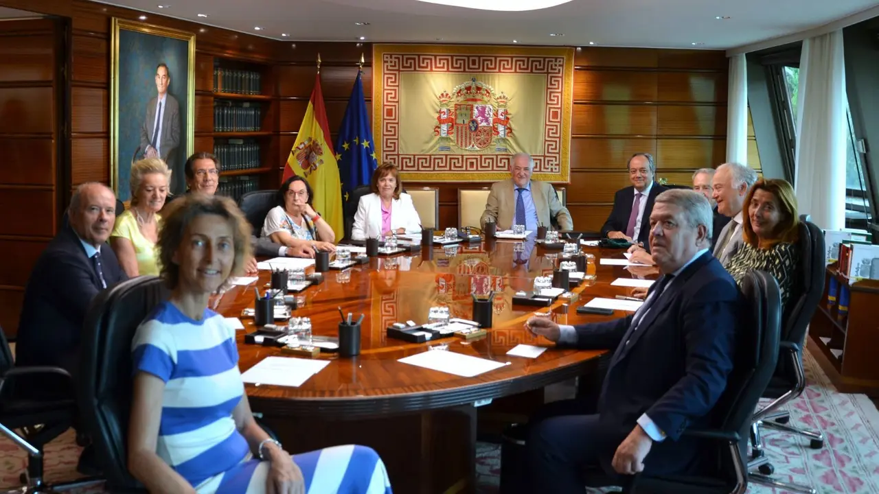 Reuni&oacute;n del Pleno del Tribunal Constitucional. / @TConstitucionE.