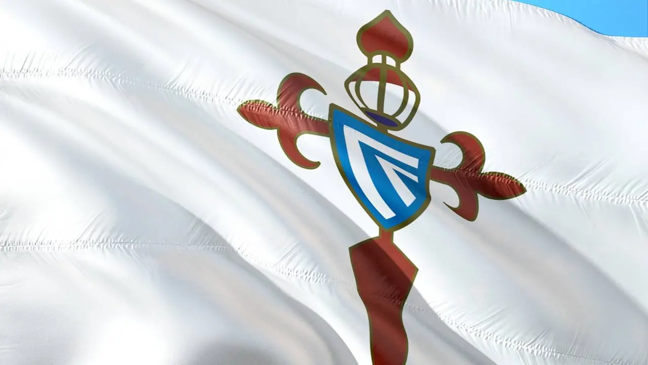 Una bandera del Celta de Vigo. /   Pixabay