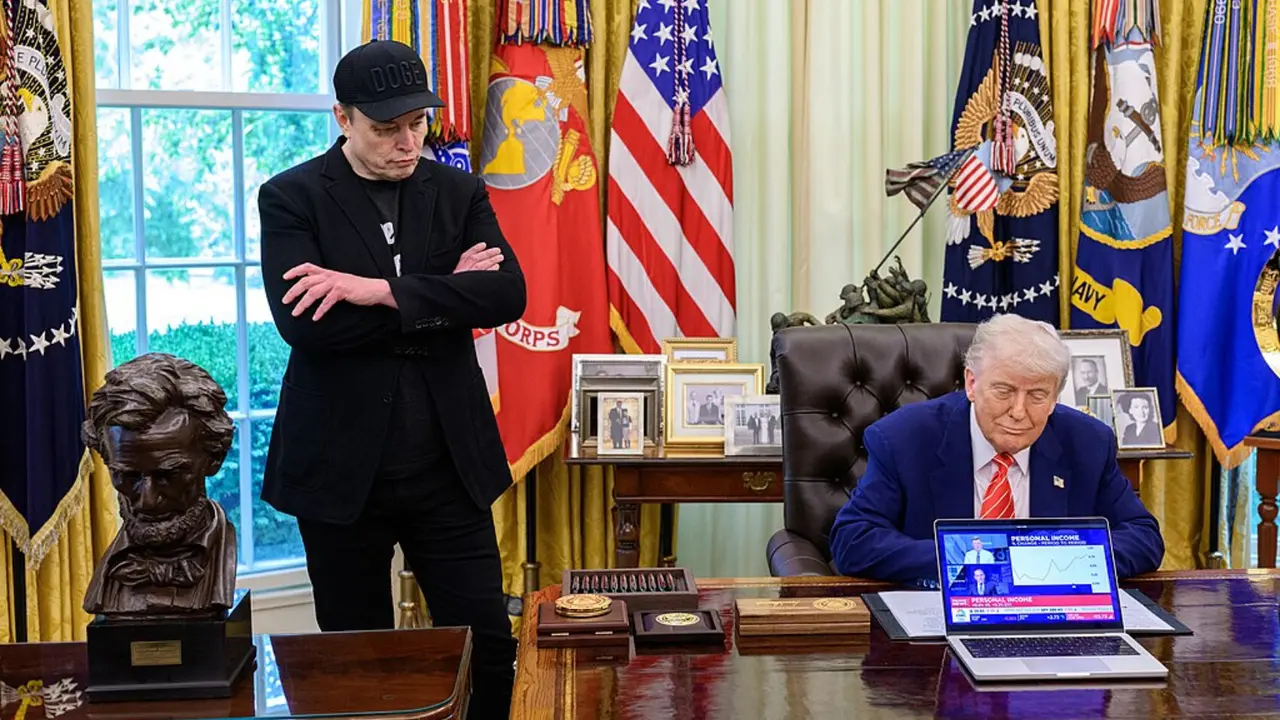 Elon Musk y Donald Trump, presidente de EE UU. / White House