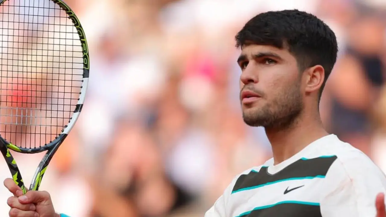 Carlos Alcaraz. /   Instagram:  rolandgarros