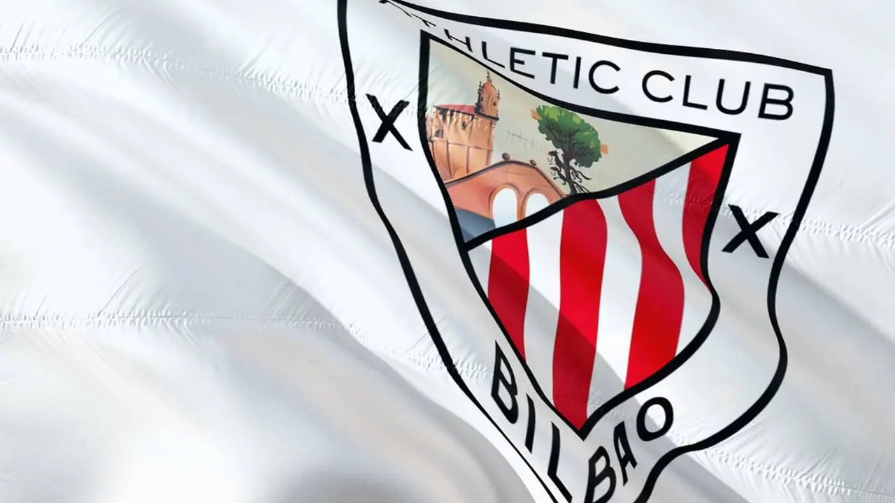 Bandera con el escudo del Athletic Club. /   Pixabay