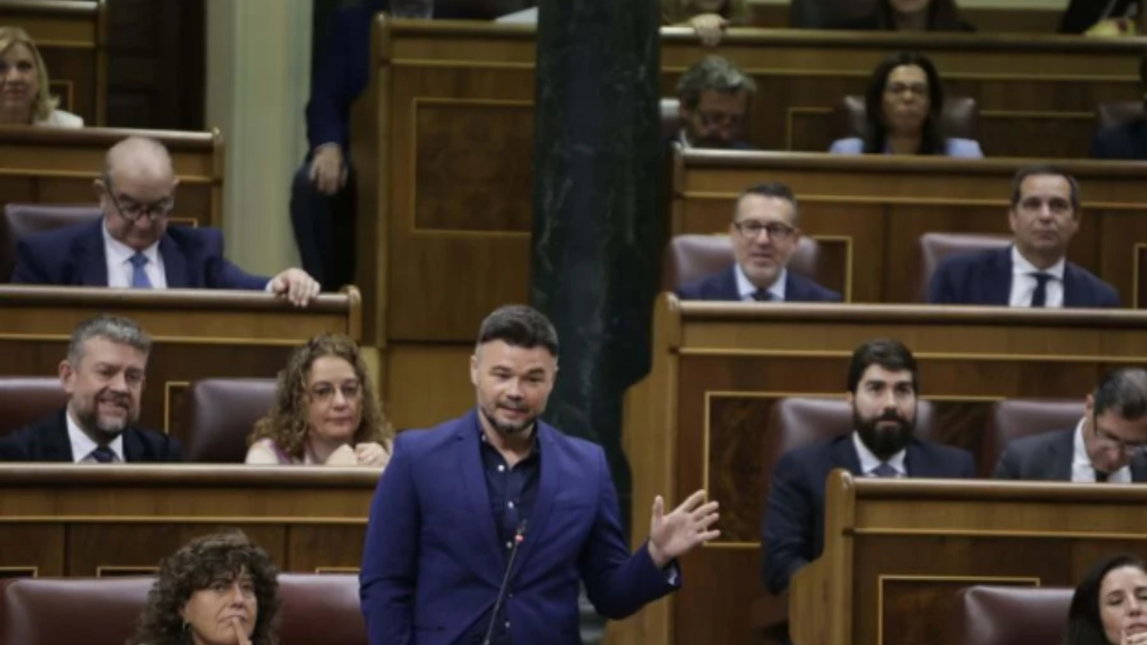 Gabriel Rufi&aacute;n, portavoz de ERC en el Congreso. /Congreso de los Diputados