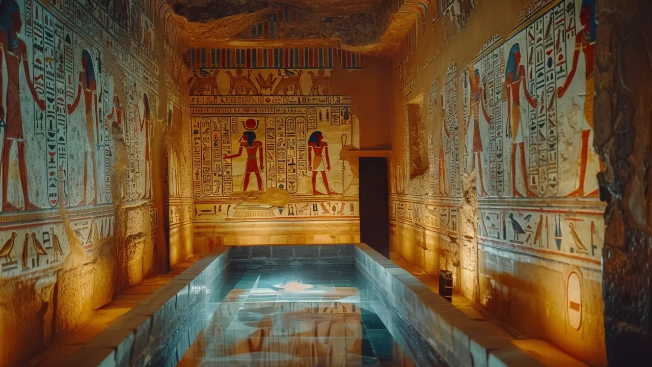 Jerogl&iacute;ficos en una rec&aacute;mara del Antiguo Egipto. / Freepik